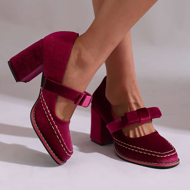 Jolene | Women's Mary Jane Bow Pumps