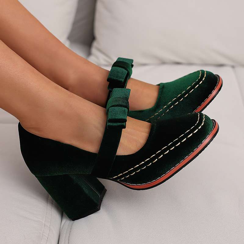 Jolene | Women's Mary Jane Bow Pumps