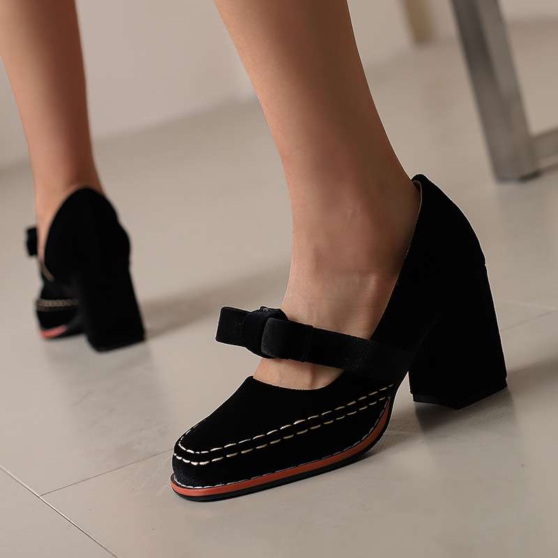 Jolene | Women's Mary Jane Bow Pumps