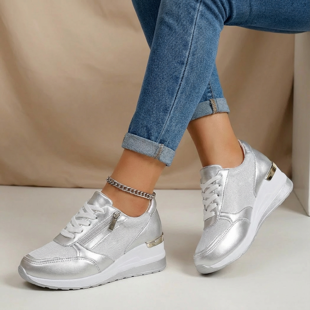 Elara | Women’s Stylish Wedge Trainers