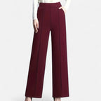 Sutton | Women's High-Waist Wide-Leg Trousers Casual