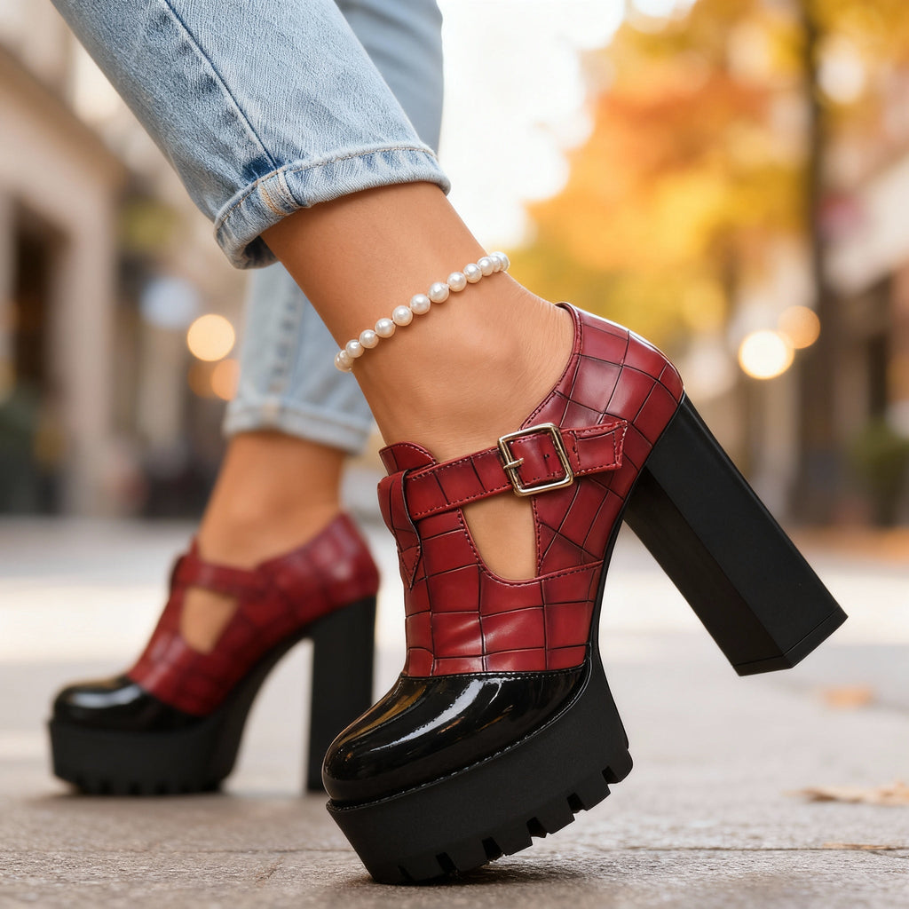 Delancey | Women's Platform Mary Jane Pumps