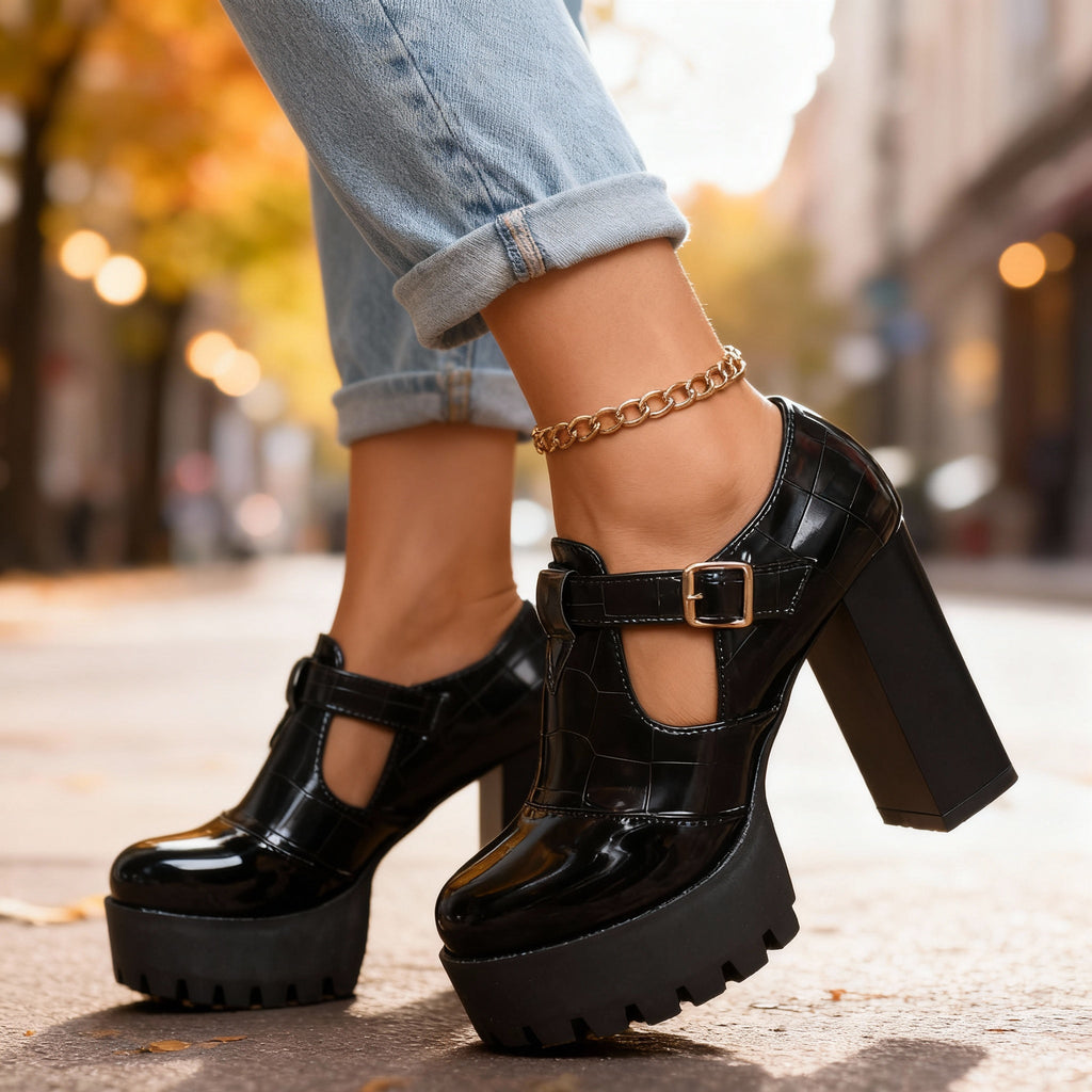 Delancey | Women's Platform Mary Jane Pumps
