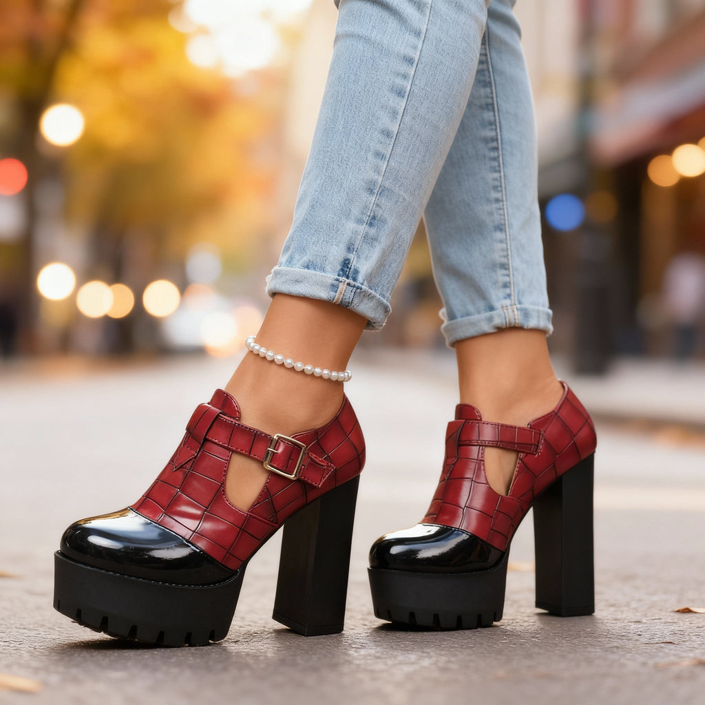 Delancey | Women's Platform Mary Jane Pumps