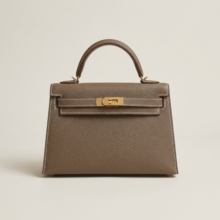 Arden | Women’s Structured Top Handle Handbag Gold Lock
