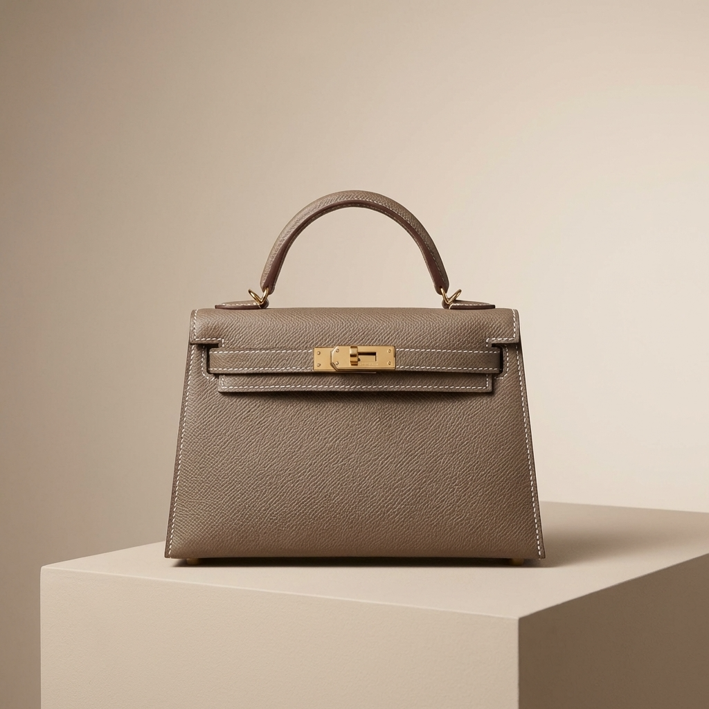 Arden | Women’s Structured Top Handle Handbag Gold Lock