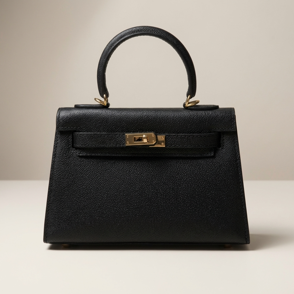 Arden | Women’s Structured Top Handle Handbag Gold Lock