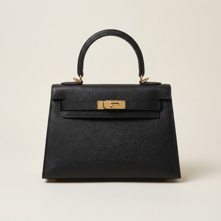 Arden | Women’s Structured Top Handle Handbag Gold Lock