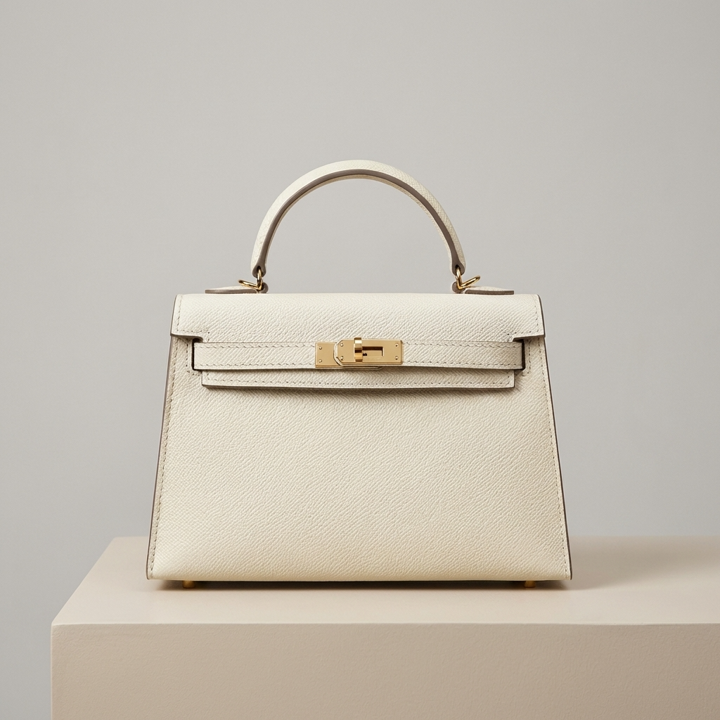 Arden | Women’s Structured Top Handle Handbag Gold Lock
