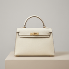 Arden | Women’s Structured Top Handle Handbag Gold Lock