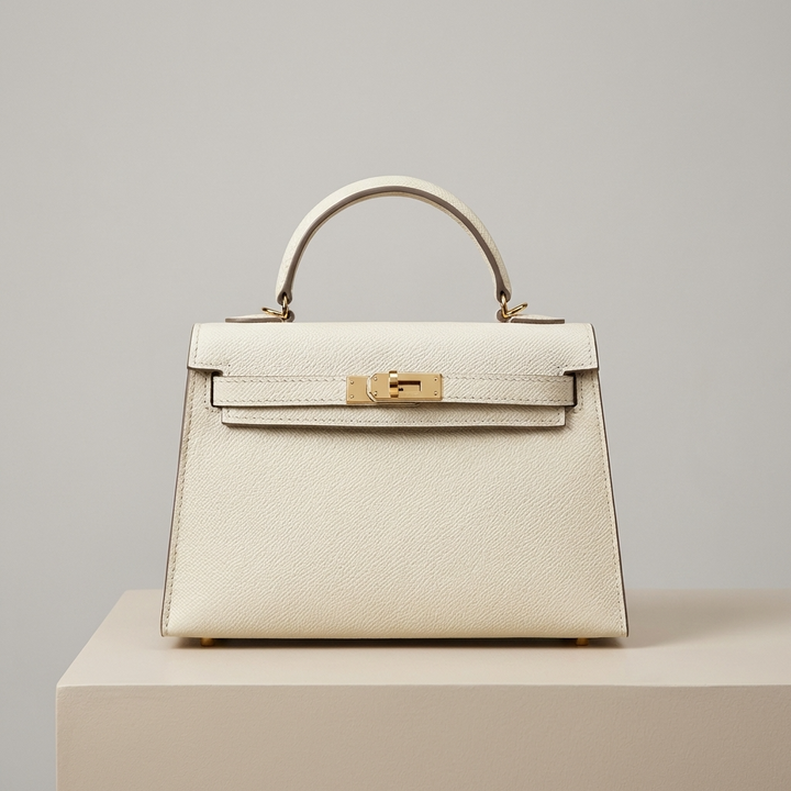 Arden | Women’s Structured Top Handle Handbag Gold Lock