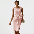 Seraph | Women’s Midi Mother Of Bride Dress Bow