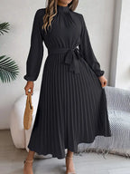 Sutton | Women's Pleated Midi Dress Elegant