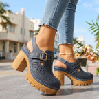 Florian | Women's Platform Cutout Clogs