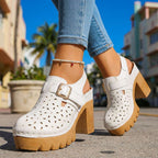 Florian | Women's Platform Cutout Clogs