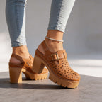 Florian | Women's Platform Cutout Clogs