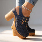 Florian | Women's Platform Cutout Clogs