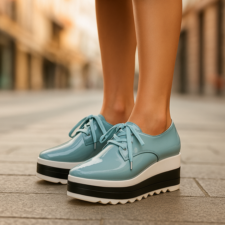 Lennox | Women's Platform Lace-Up Sneakers Stylish