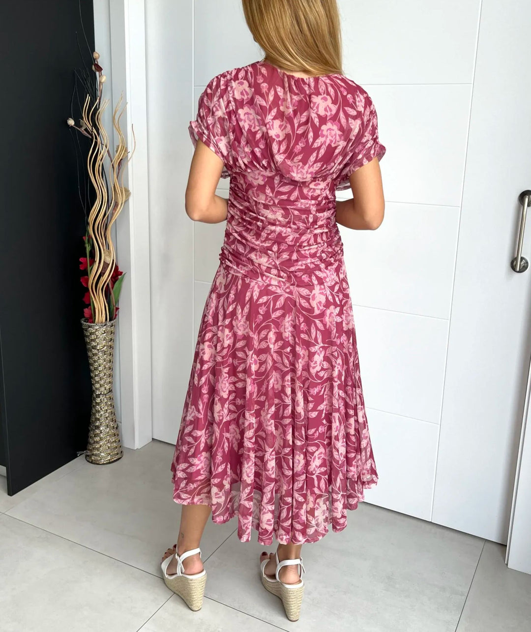 Lennox | Women’s Off-Shoulder Printed Maxi Dress