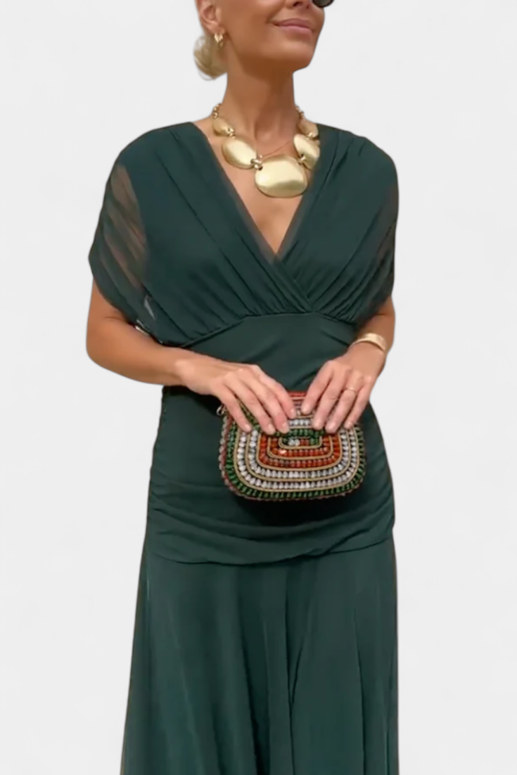 Jolene | Women's Floral Off-Shoulder Midi Dress