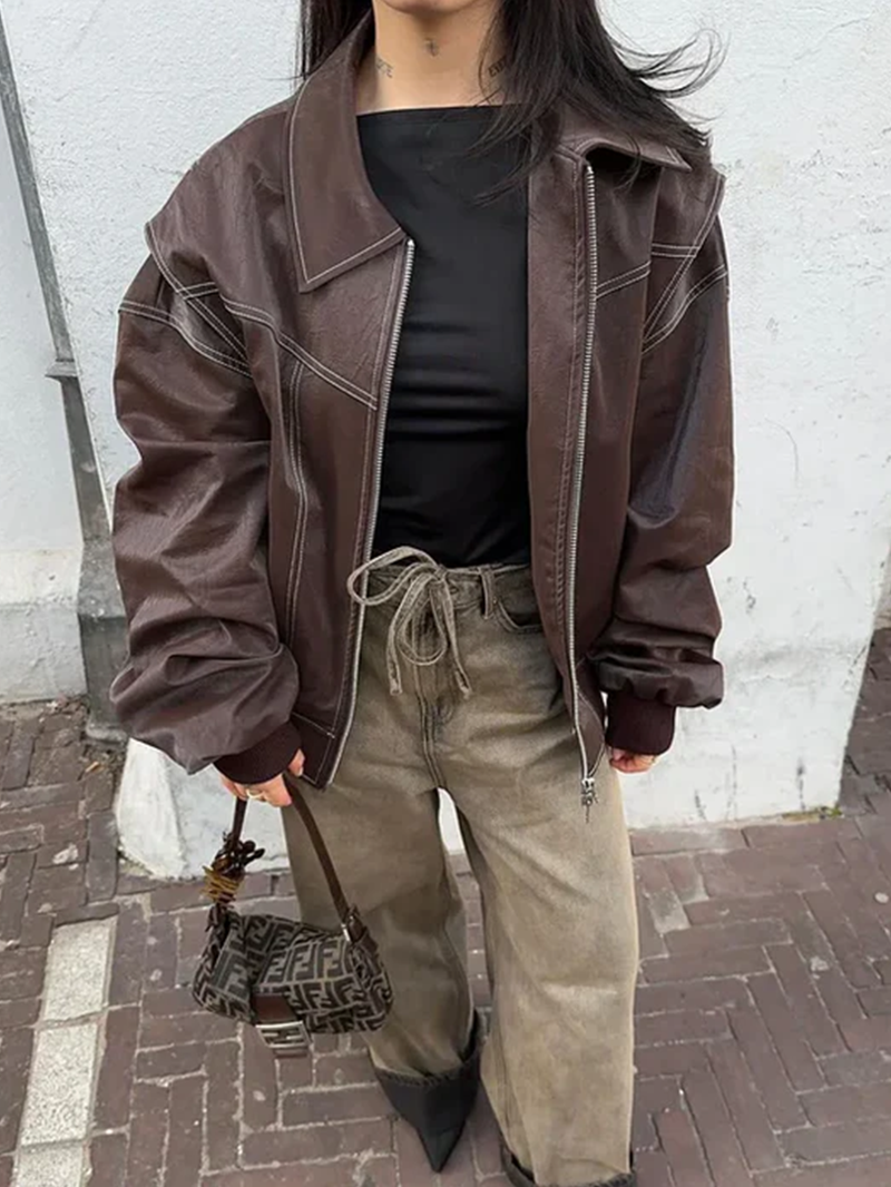 Orla™-Oversized Contrast Jacket