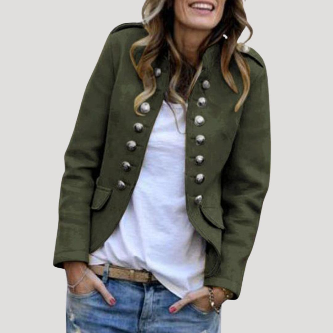 Rowan | Women's Military Cropped Jacket