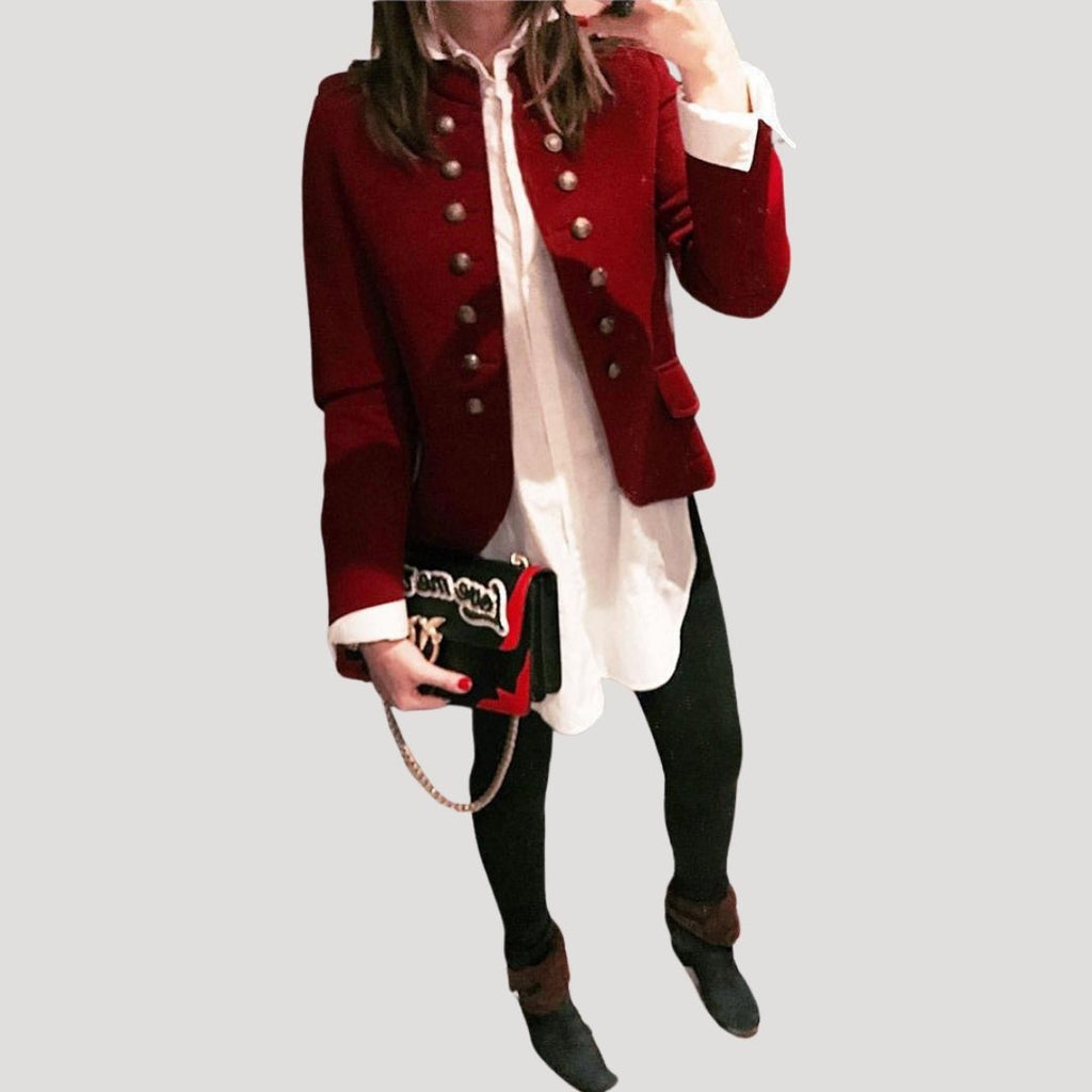 Rowan | Women's Military Cropped Jacket