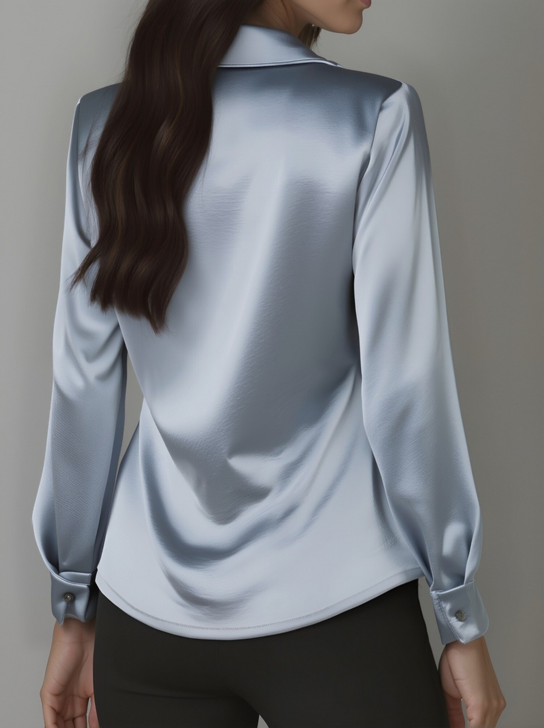 Quinn | Women's Draped Neck Blouse Elegant