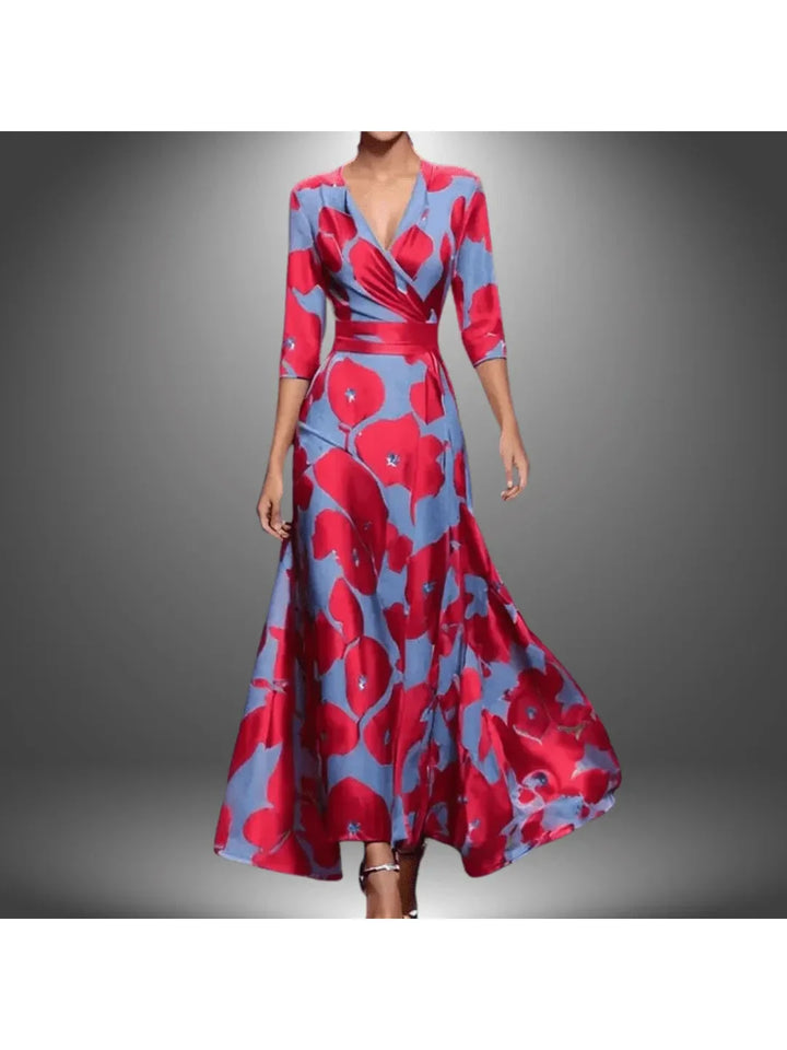 Noemi | Women's Floral Wrap Maxi Dress