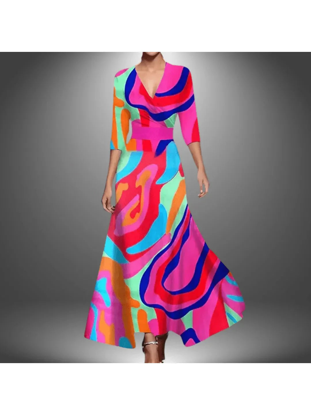 Noemi | Women's Floral Wrap Maxi Dress