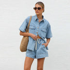 Sierra | Women's Denim Two-Piece Set