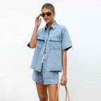 Sierra | Women's Denim Two-Piece Set