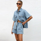 Sierra | Women's Denim Two-Piece Set