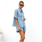 Sierra | Women's Denim Two-Piece Set