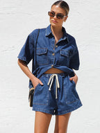 Sierra | Women's Denim Two-Piece Set