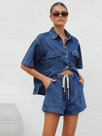 Sierra | Women's Denim Two-Piece Set