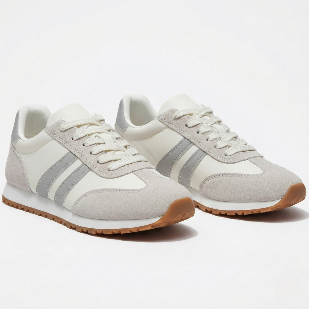 Callum | Women's Retro Striped Sneakers