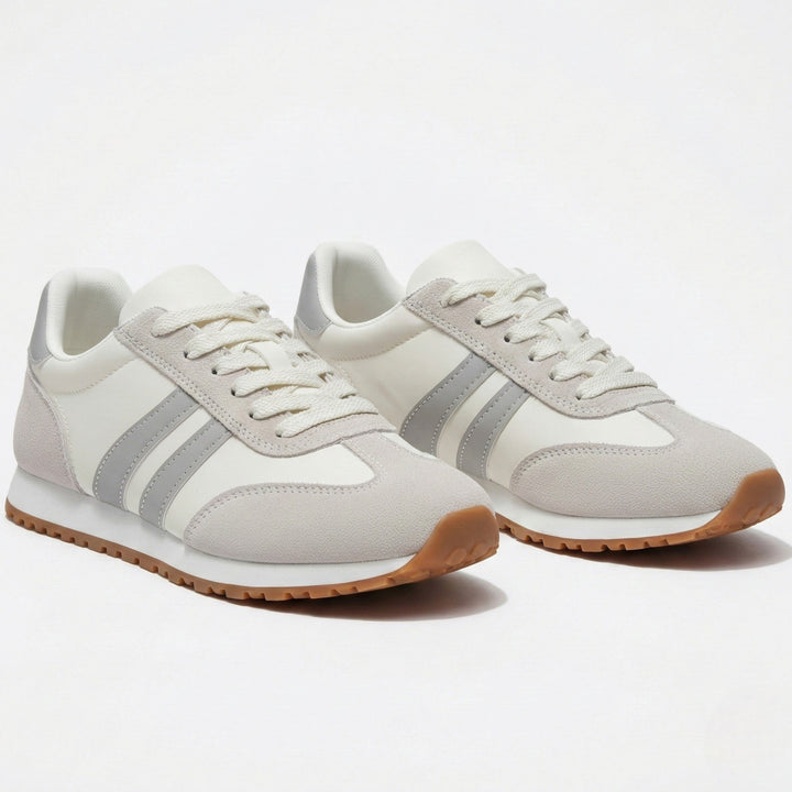 Callum | Women's Retro Striped Sneakers