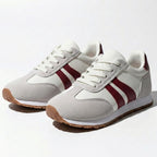 Callum | Women's Retro Striped Sneakers
