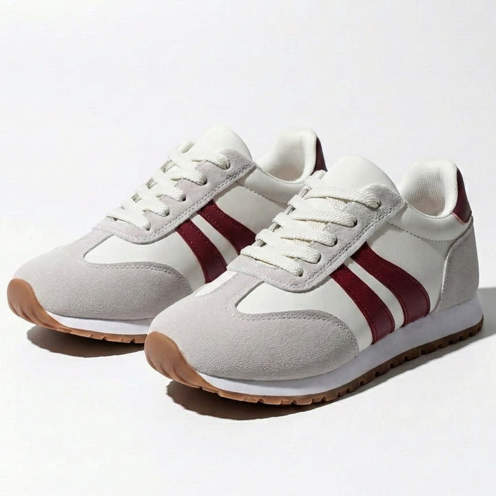 Callum | Women's Retro Striped Sneakers