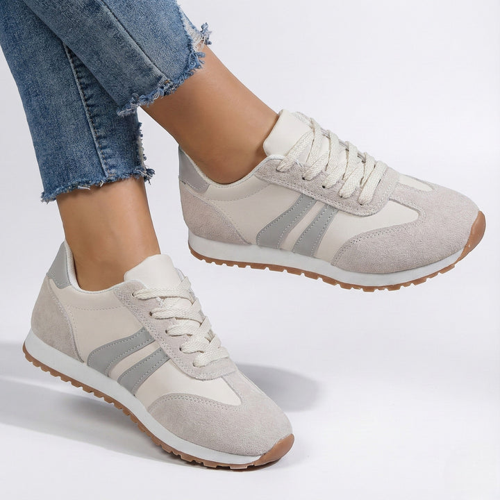 Callum | Women's Retro Striped Sneakers