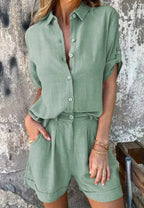 Sienna | Women's Lightweight Shorts & Top Set Casual