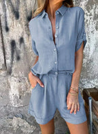Sienna | Women's Lightweight Shorts & Top Set Casual