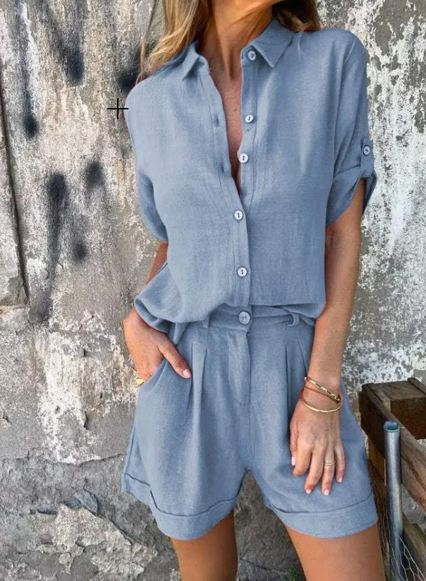 Sienna | Women's Lightweight Shorts & Top Set Casual
