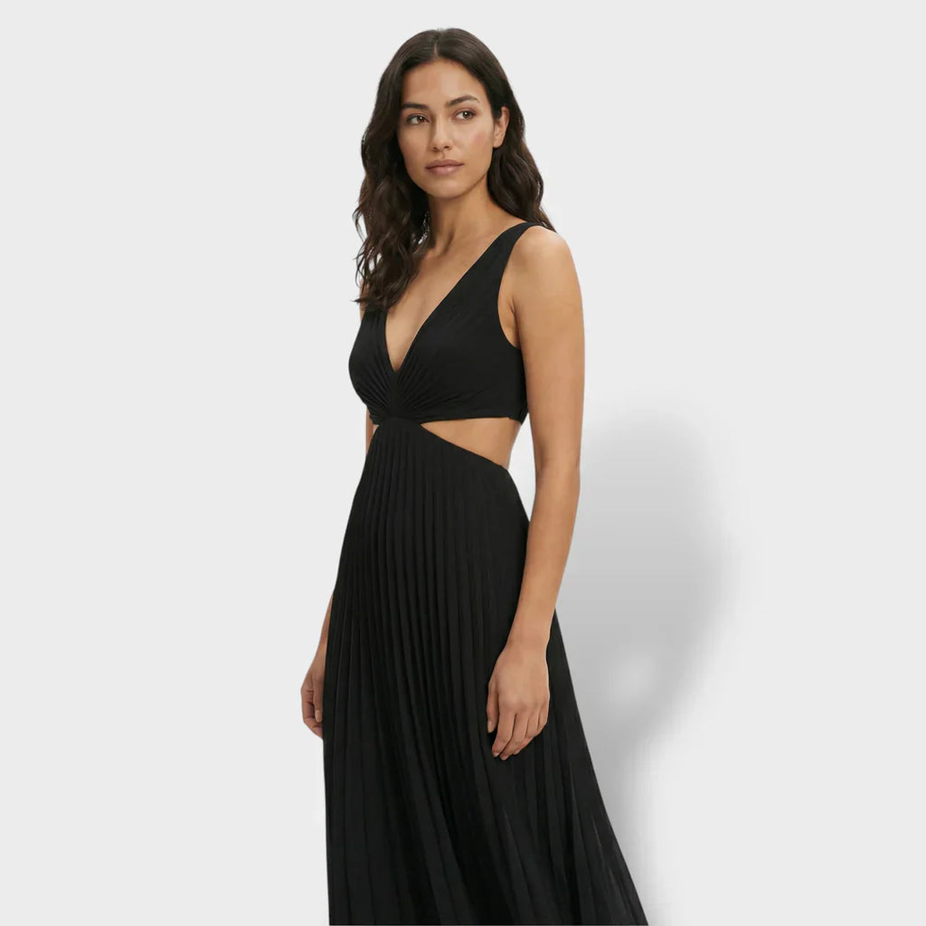 Maren | Women's Pleated Cutout Dress