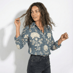 Marlowe | Women's Printed Button-Up Shirt