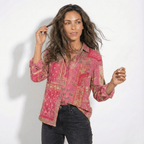 Marlowe | Women's Printed Button-Up Shirt