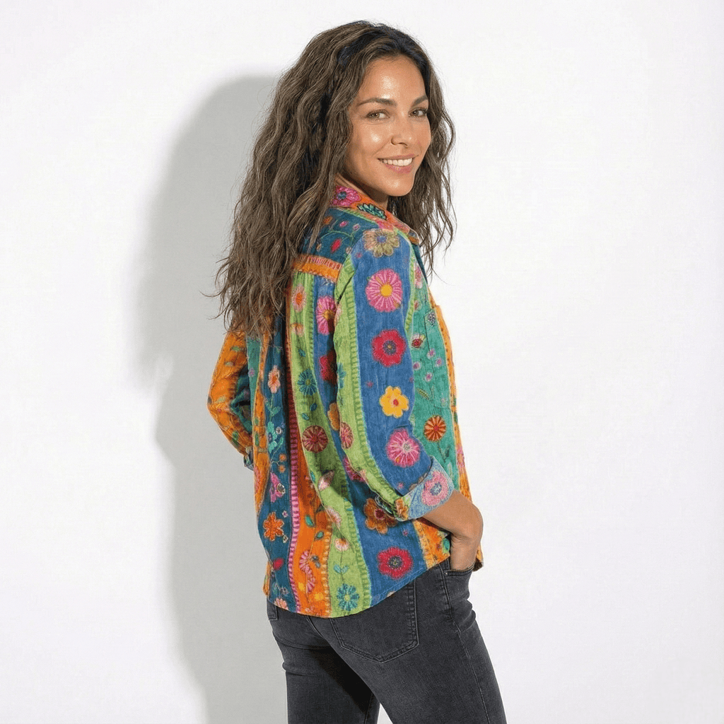 Marlowe | Women's Printed Button-Up Shirt