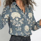 Marlowe | Women's Printed Button-Up Shirt