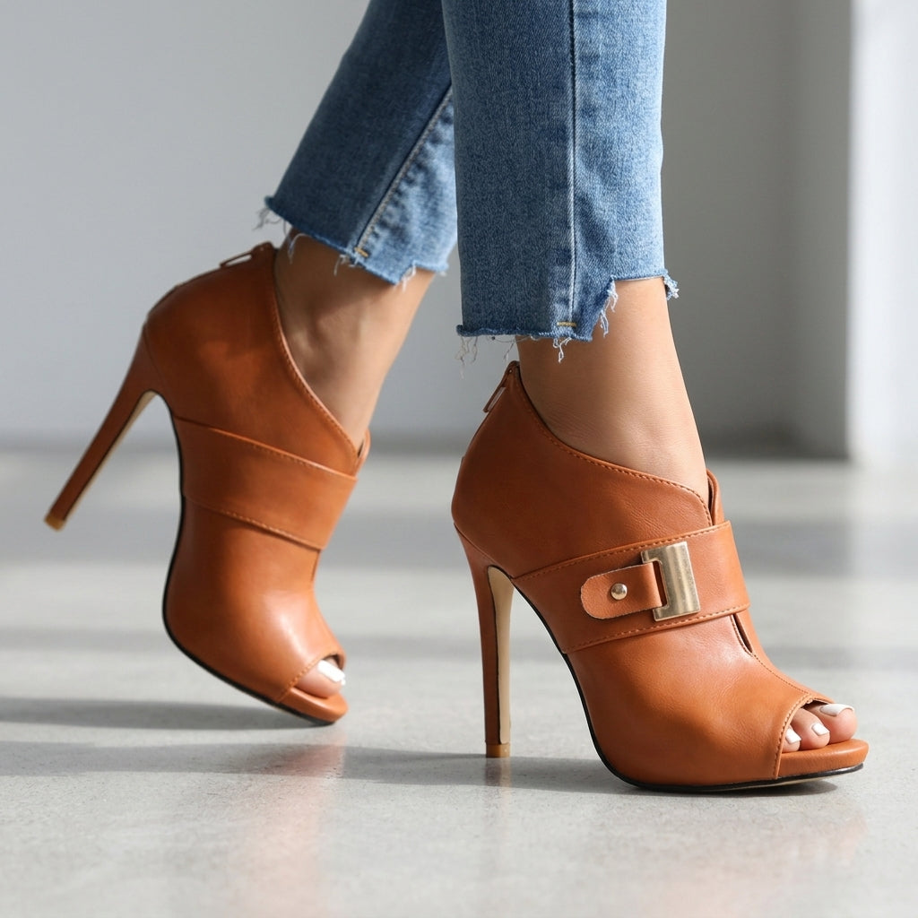 Nadine | Women's Open Toe Stiletto Heels